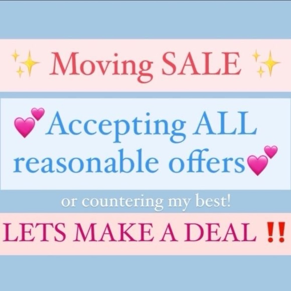 Moving Sale! Bundle & save - open to all offers :)